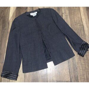 Carlisle Silk Pearl Blazer 8 600$